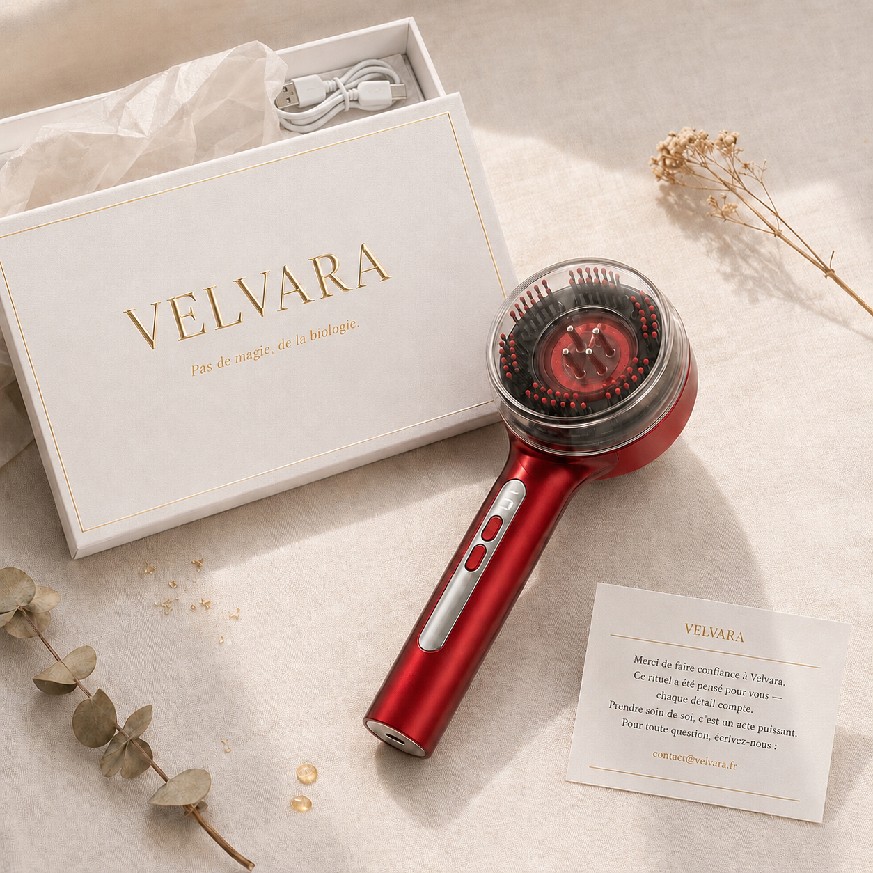 Hair Ritual — The brush that stimulates your hair growth